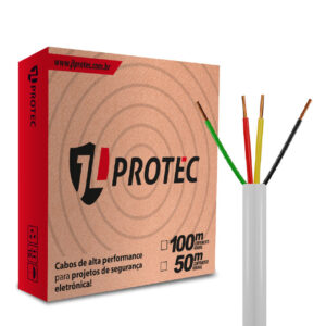 Cabo Alarme Multicores 4 Vias