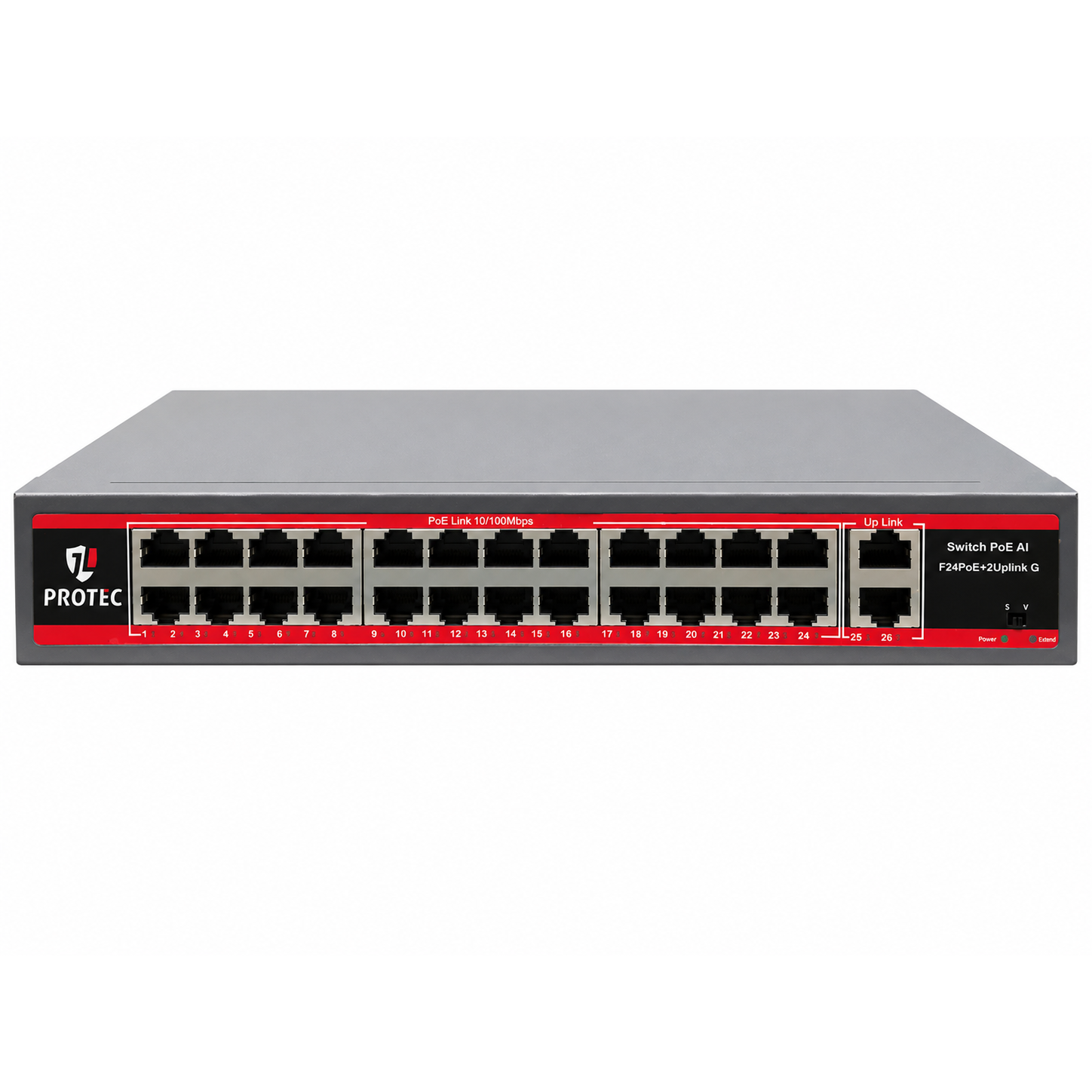 Switch 24 PoE + 2 FE - JL-24F2G